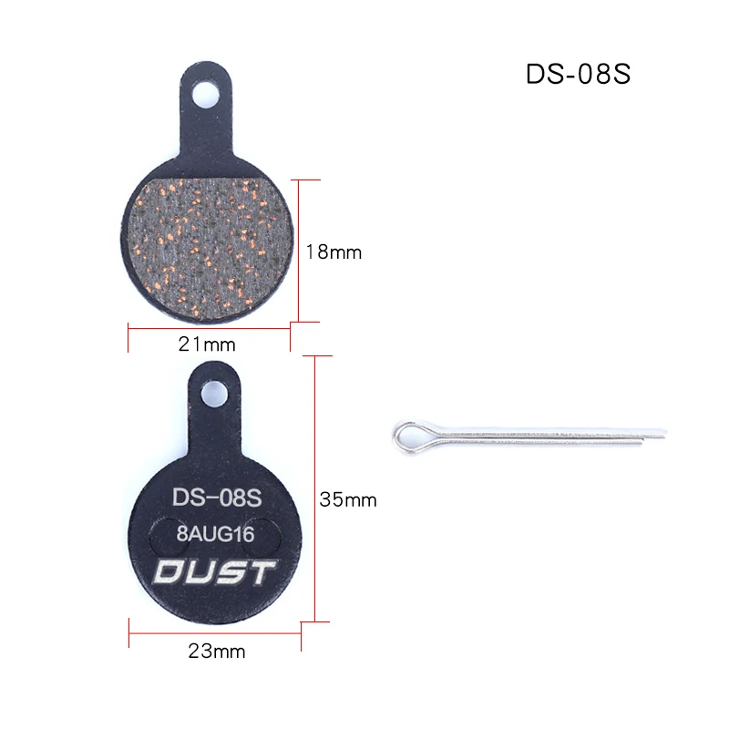 1 пара пыли для горной дороги велосипед полуметаллический велосипед дисковые Тормозные колодки накладки для Shimano Deore XT SLX Saint Hone Sram Avid BB5/7 - Цвет: DS-08S