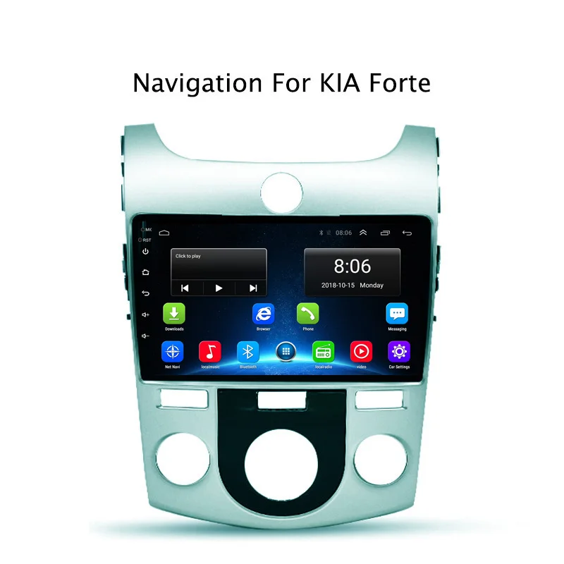 

NAVITOPIA 9inch 4G LTE WIFI Head Unit for Kia Forte 2009-2014 Android 6.0 2G+32G Car DVD Multimedia GPS Navigation