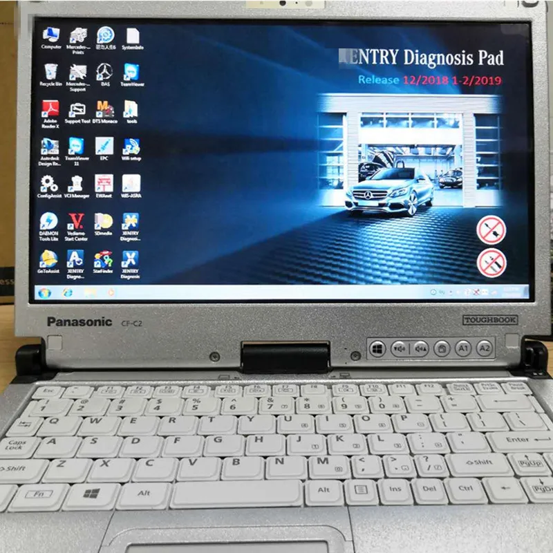 2019 12 TOUGHBOOK CF C2 i5 4 Гб 360 ГБ SSD MB STAR C4/C5 полное Программное обеспечение X