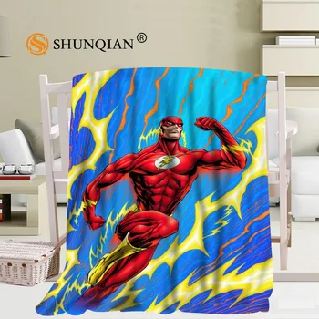 

Custom The Flash blanket Flannel Falafel Fabric 56x80inch 50X60inch 40X50inch Sofa Bed Throw Blanket Kid Adult Warm Blanket