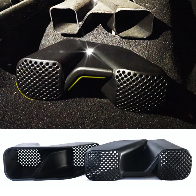 

2Pcs Car Air Conditioner Cover For Renault Koleos 2016 2017 2018 Under Seat Air Vent Duct Outlet Protective Shell Plastic