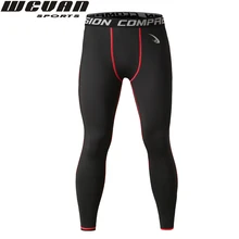 Kostenloser versand männer compression hosen leggings coolmax quick dry schwarz stretch strumpfhosen ganzkörperansicht hose