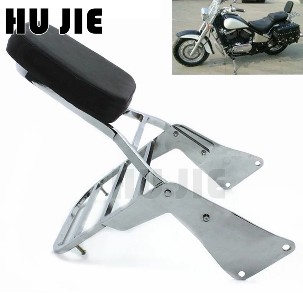 

For Kawasaki Vulcan 1500 VN1500 1500 Motorcycle Chrome Rear Backrest Sissy Bar Luggage Rack