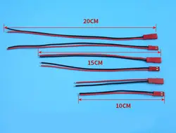 20 пар JST разъем проводки мощность кабель с женский/Мужской JST разъем длина 100/150/200 мм для DIY RC модель приемника