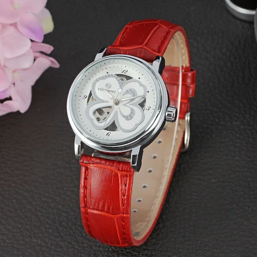 

FORSINING Women Watches Classic Flower Clock Female Top Brand Luxury Skeleton Clocks Automatic Mechanical Ladies Watch Hot 289
