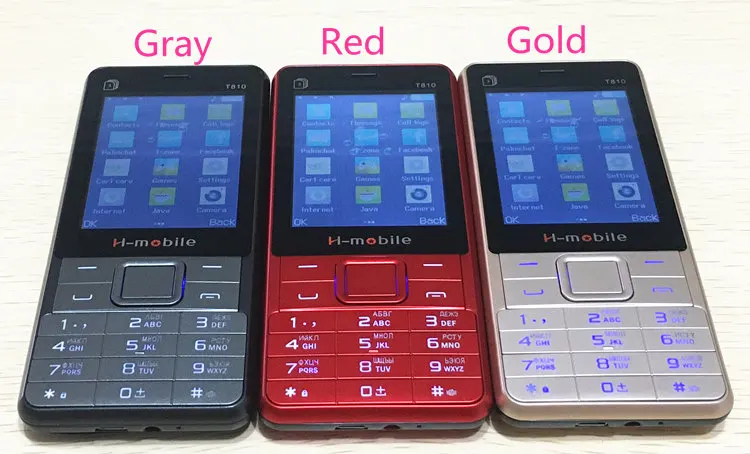 Три sim T810 телефон кнопки русской клавиатуры 2 8 &quotэкран телефона gsm мобильного
