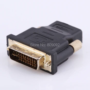 

DVI-I Dual Link (24+5 pin) Male to HDMI Standard Female Adapter for HDTV LCD DVD