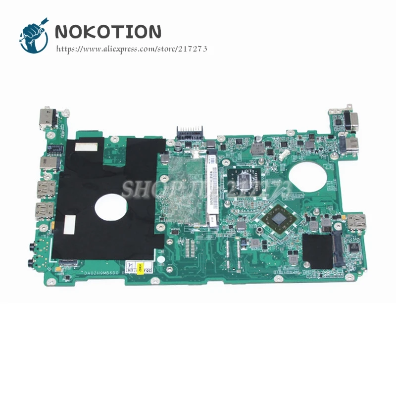 

NOKOTION For Acer aspire one 521 Laptop Motherboard DDR3 MBSBT06004 DA0ZH9MB6D0 MAIN BOARD with Processor onboard
