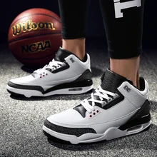 Баскетбольные кроссовки для мужчин Новые брендовые дышащие легкие баскетбольные легкие кроссовки для тренировок Большие размеры 47 черные