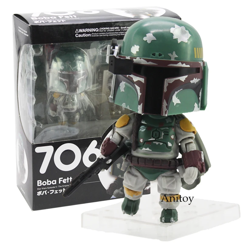 Звездные войны, Серия V, Империя, ударяет назад, Boba Nendoroid 706, ПВХ, фигурка, Коллекционная модель игрушки