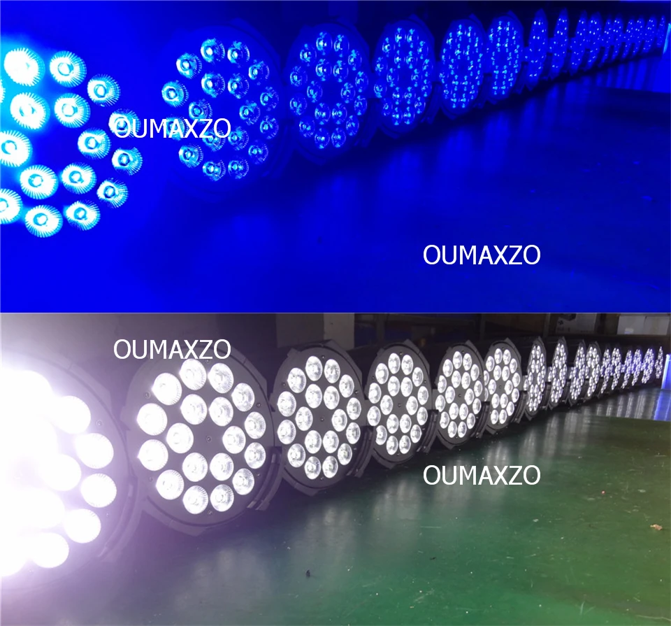 10 шт./лот номинальной привели 18x15 Вт RGBWA 5IN1 LED PAR света 18 шт. 5in1 RGBAW Номинальной Света LED крытый сцены DJ оборудования par led