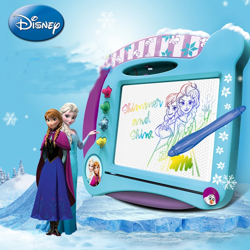 Disney развивающие игрушки Замороженные магнитная доска для рисования детская