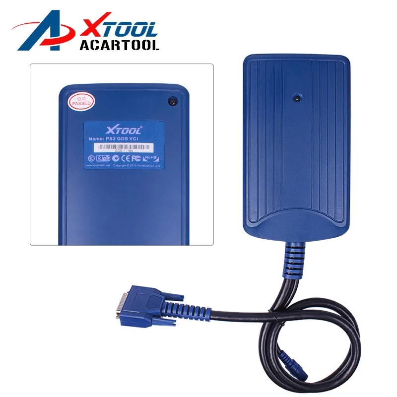 

100% Original Xtool PS2 GDS PS2 VCI Connector Professionla Diagnostic tool PS2 VCI With DHL Free Shipping