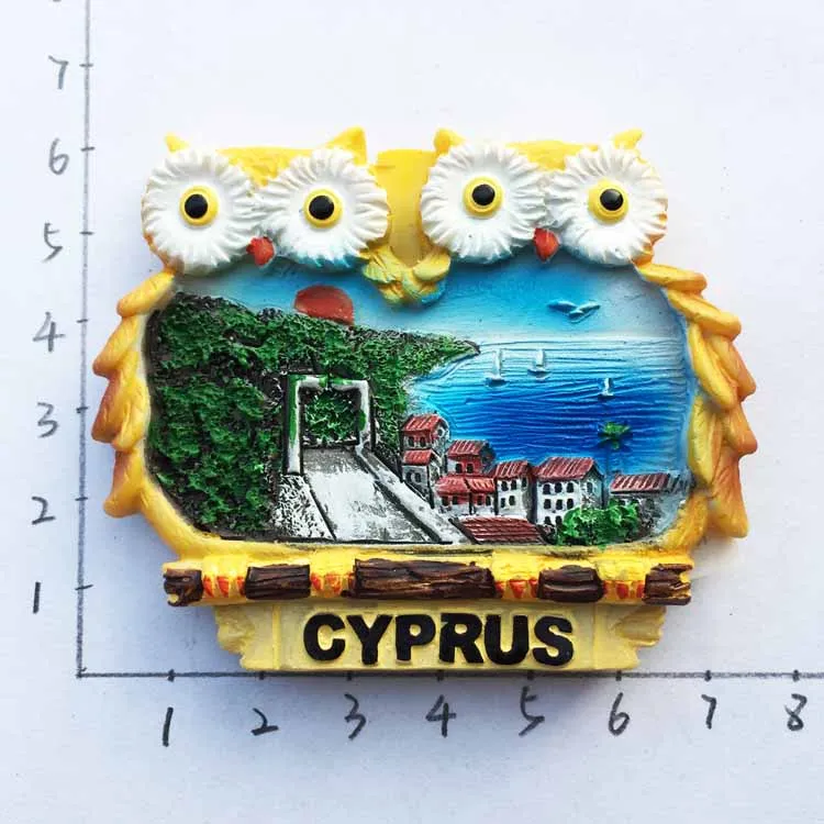 BABELEM Cyprus Greece apins Crete Albania Cruze Франция Париж Брюгге Бельгия Испания Кадис Доминика магнит на холодильник сувенир