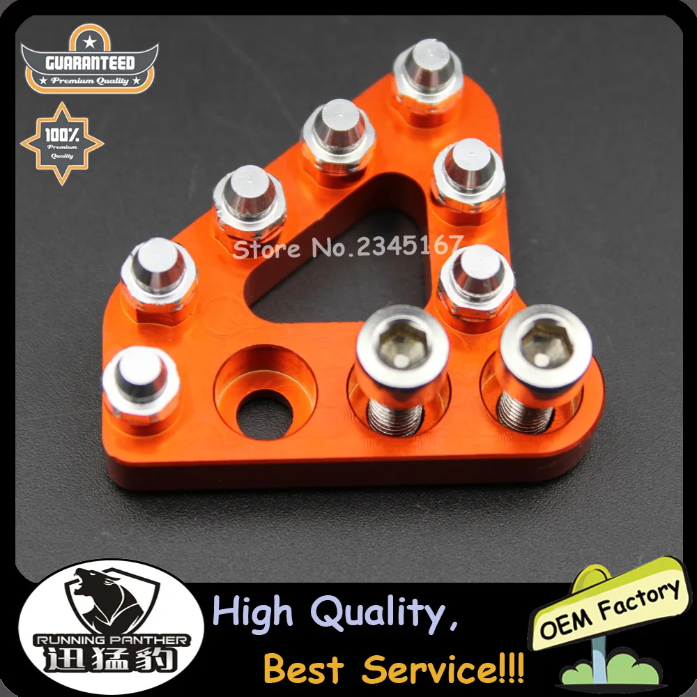 

New Hammerhead Large CNC Rear Brake Pedal Step Plate Tip For KTM SX EXC XC XCW 65 85 125 150 200 250 390 450 500 530 690