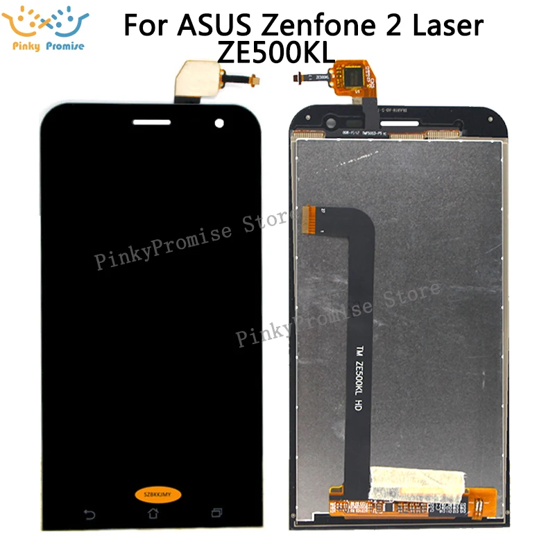 ЖК дисплей с сенсорным экраном и рамкой для ASUS Zenfone 2 Laser ZE500KL ZE500KG Z00ED гарантия|lcd