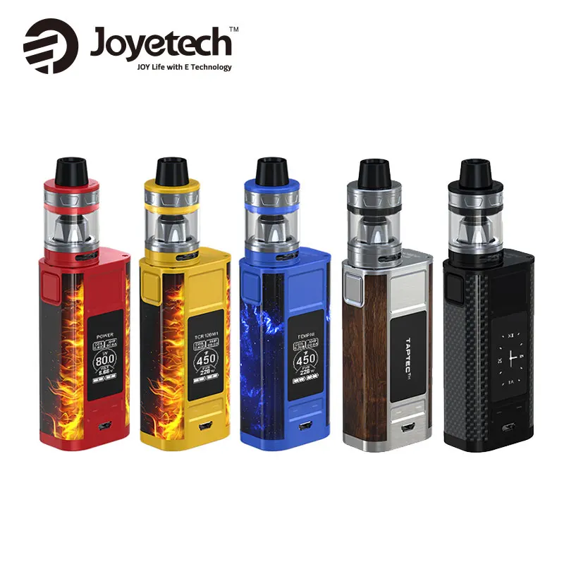 Оригинальная электронная сигарета 228 Вт стартовый набор Joyetech CUBOID TAP с емкостью 4