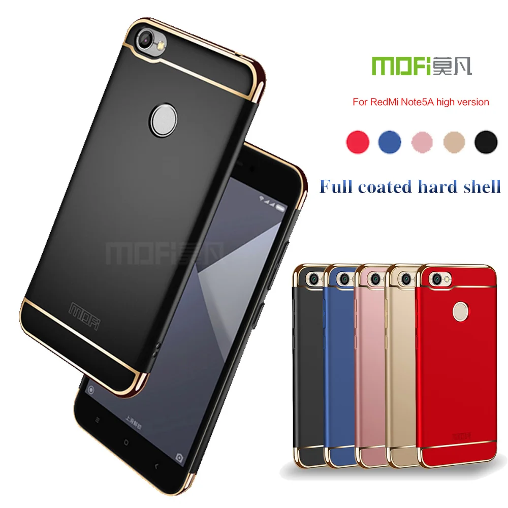 Fitted Case for Xiaomi Redmi Note 5A High Version MOFi PC Back Cover Hard Frame cover Case for Xiaomi Redmi Note5A Phone cases