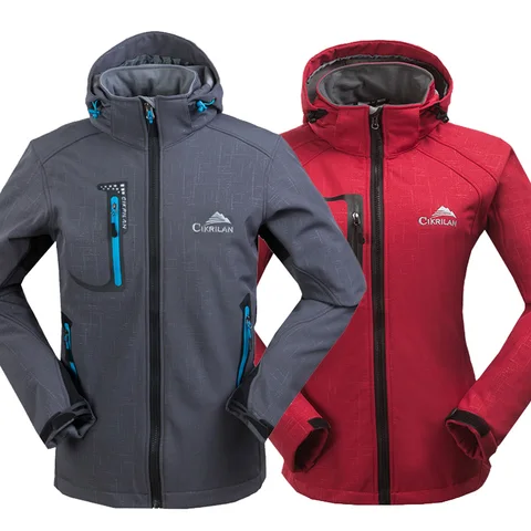 Pesca de Esqui Cabolsa de Acampamento Jaqueta ao ar Livre para Mulheres dos Homens Novo Masculino Feminino Sportwear Softshell Blusão Escalada Jaquetas Caminhadas Cabolsas
