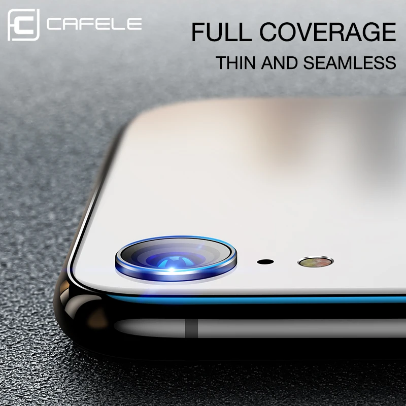 CAFELE 2 шт. закаленное стекло для объектива камеры iphone Xr защита экрана ультратонкая