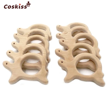 

Beech Wooden Tortoise Natural Handmade Wooden Teether DIY Wood Personalized Pendent Eco-Friendly Safe Baby Teether Toys