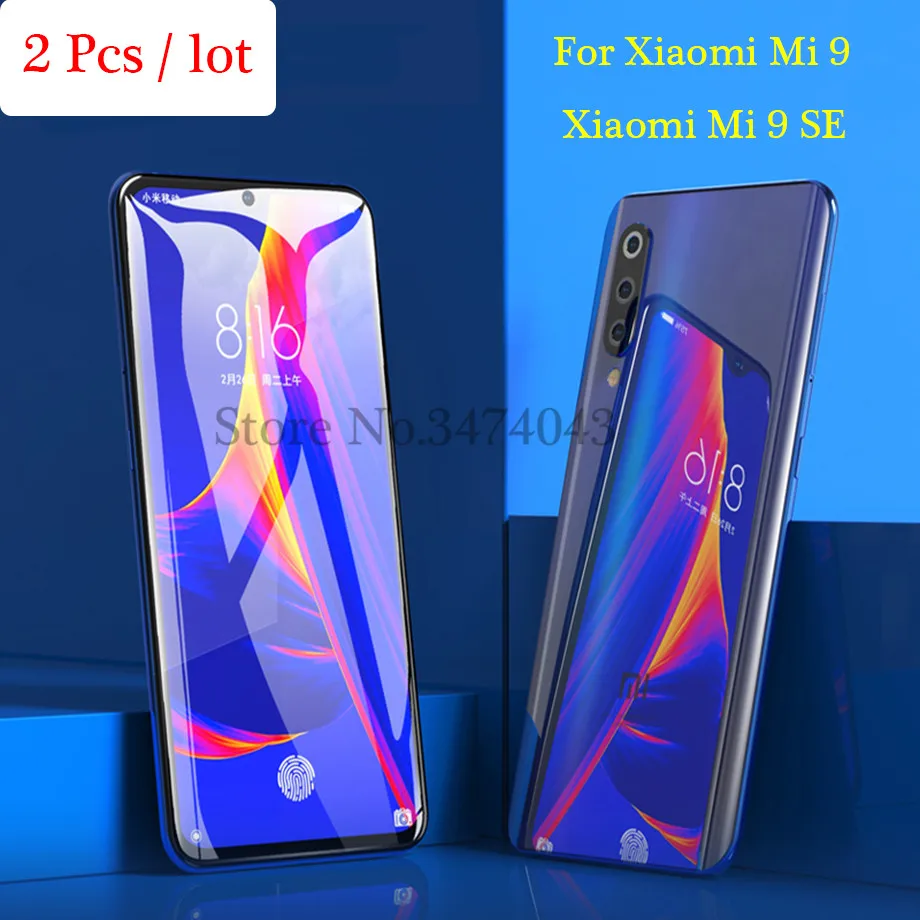 2 шт./лот, закаленное стекло 9H для Xiaomi mi 9 mi 9 SE 9T pro, защита экрана, полное покрытие, стекло для Xiaomi mi 9 9T SE, защитная пленка