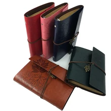RuiZe Vintage notebook A5 leather travel journal traveler notebook blank pages craft paper retro sketchbook creative stationery RuiZe Vintage notebook A5 leather travel journal traveler notebook blank pages craft paper retro sketchbook creative stationery