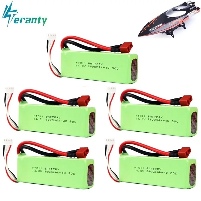 Зарядное устройство Lipo Батарея для FT010 FT011 2800 мА/ч 14 8 V RC 4s 30C 803496 лодка вертолет