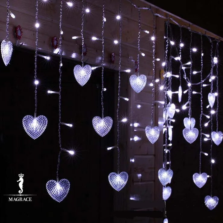 3.5M Heart Love Multicolors LED Fairy String Light Valentine's day