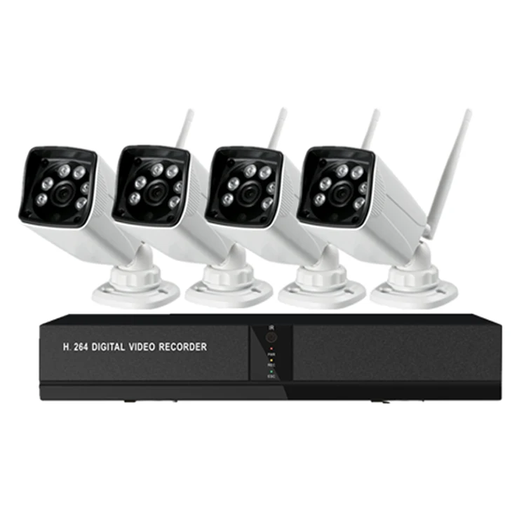 CWH 4CH 1080 P 2.0MP Wi-Fi ip-безопасности Камера Системы 4 шт. Беспроводной открытый Ночное Видение видеонаблюдения Системы комплект видеонаблюдения