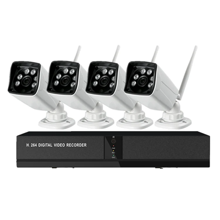 

CWH 4CH 1080P 2.0MP WiFi Security IP Camera System 4PCS Wireless Outdoor Night Vision CCTV Home Security System Surveillance Kit