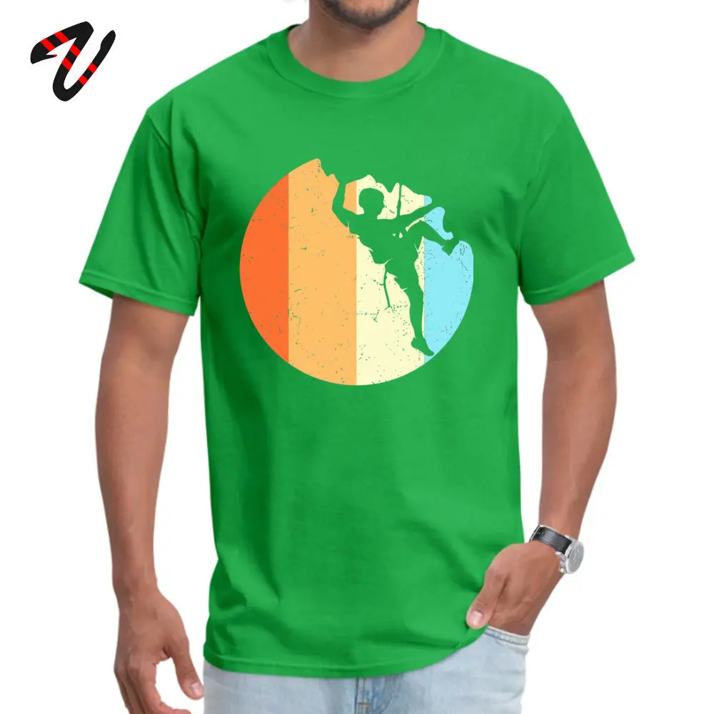 Tees Vintage Rock Climbing Shirt Lovers Day 2018 Popular Summer Short Sleeve Pure Cotton O-Neck Men T Shirts Summer Tee-Shirts Vintage Rock Climbing Shirt13724 green