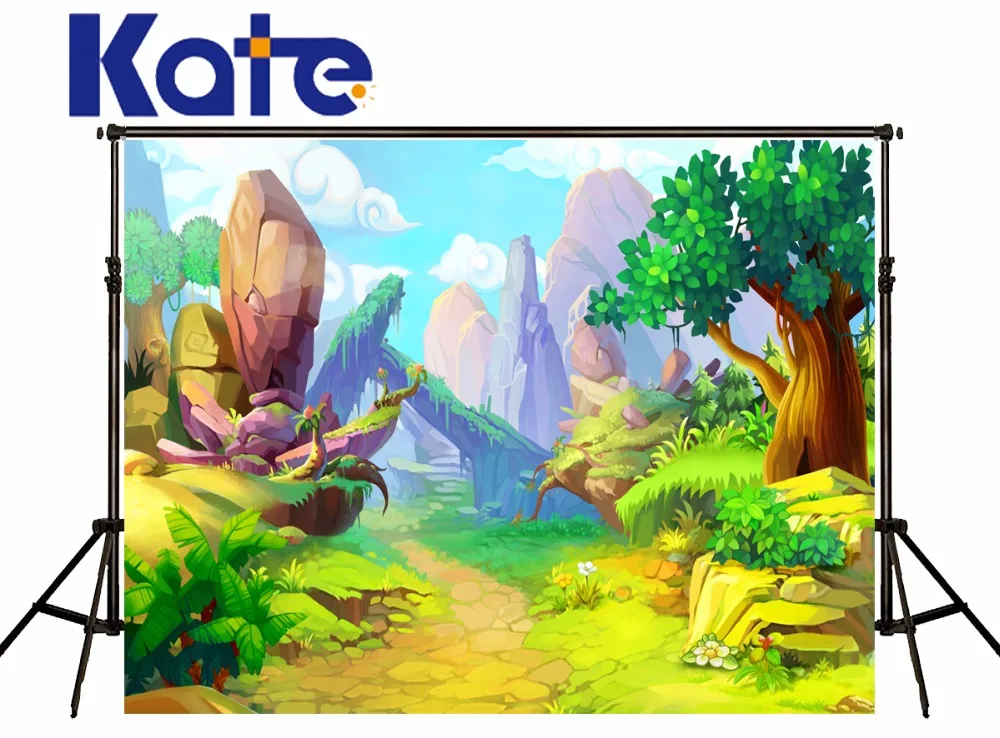 

Kate Spring Photography Backdrops Customize Cartoon Newborn Background Backdrops Beautiful Baby Photography Studio Background
