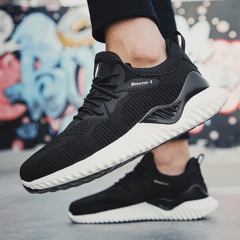 

Brand Men Running New Shoes Lightweight Breathable Flats Men Shoes Footwear Male Gym Sneakers Outdoors Trainers Walking Sneakers