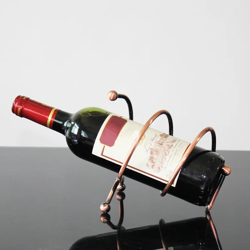 Kitchen European Style Fashion Simple Frame Red Wine Holder Wine Rack