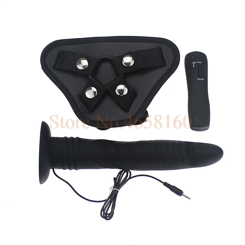 Vibrator 6/7/9 Inch Silicone Strap On Dildo for Women 7 Speed Strapon Penis Anal Dildo Strapon Harness Lesbian Sex Toys female sex toys vibrator sex toy dildo sex toys