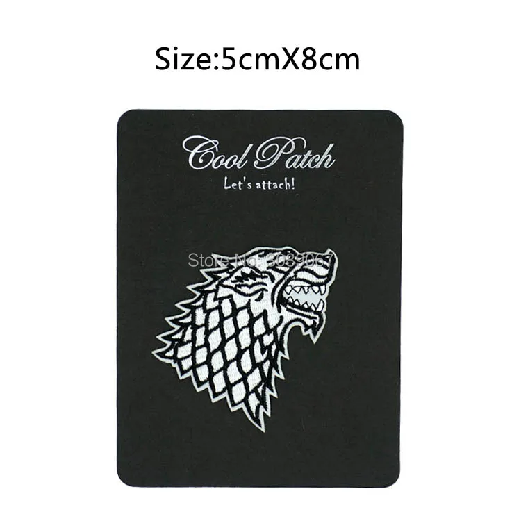 Game Of Thrones Sur Baratheon Fer Coudre Patch Brod/é Cosplay