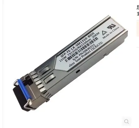 Оригинальный новый 100% GLC-FE-100BX-U 20 КМ SFP одиночное волокно двунаправленный