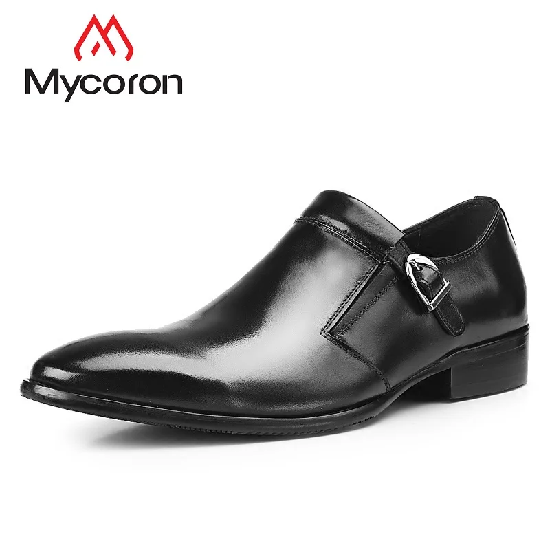 

Mycoron Top Genuine Leather Business Dress Shoes Men'S Shoes Pointed Pedal Lazy Comfortable Shoes Men'S Suit Wedding Shoes