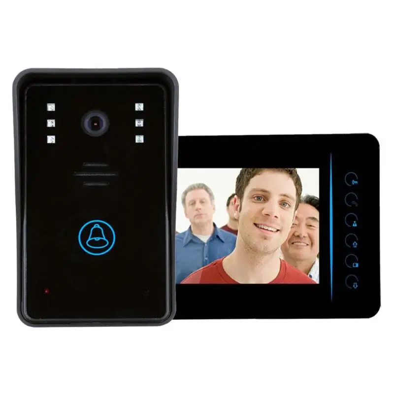 

7" TFT 2.4G Wireless Video Intercom Doorbell Security Camera Monitor