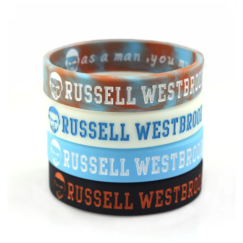 

1 PC Rusell Westbrook Avatar Silicone Bracelet New Style Thunder Basketball Players WHY NOT Silicone Wristband Fashion Jewelry