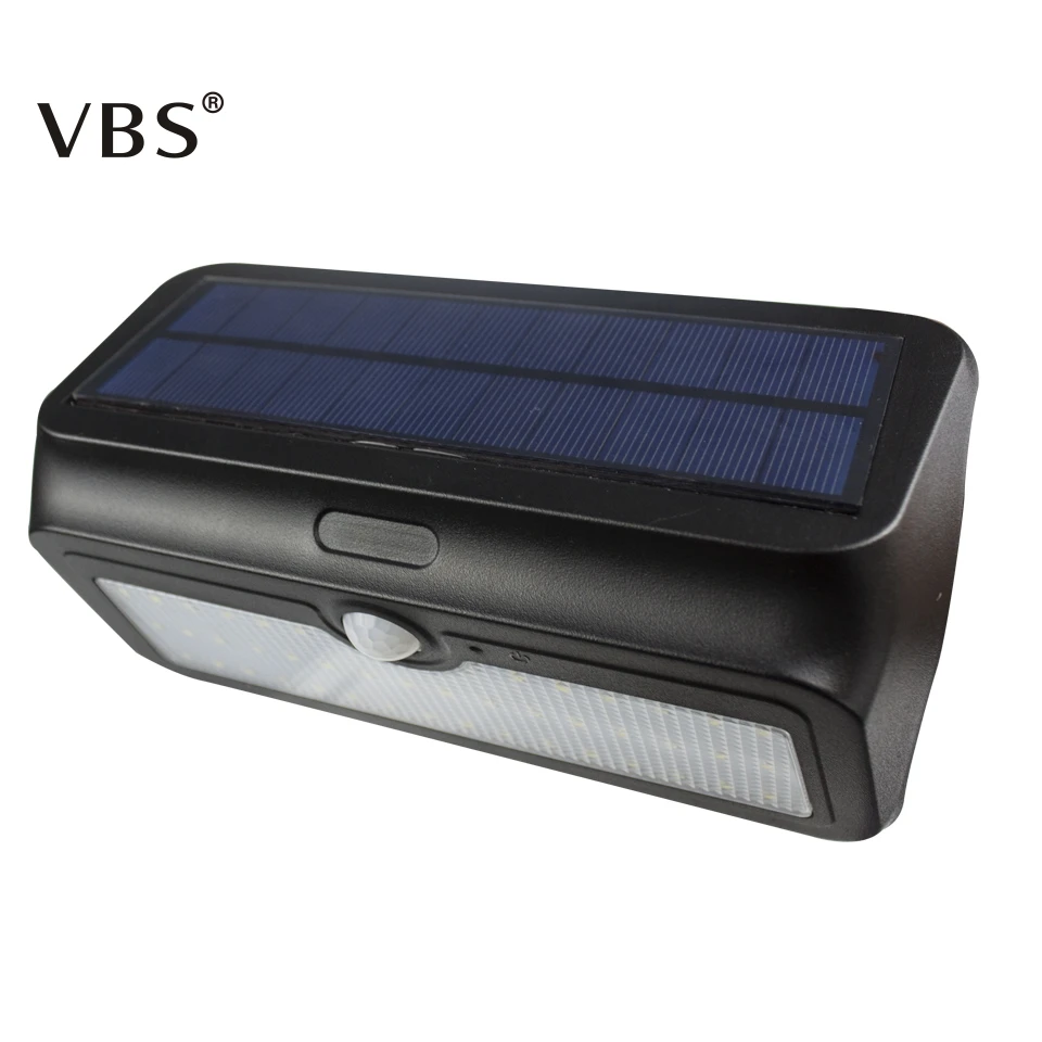 

Solar Powered 46 LED Street Light Solar Lamp Sensor Light Outdoor Lighting Garden Path Light Wall Emergency Lamp Luminaria 3.7V