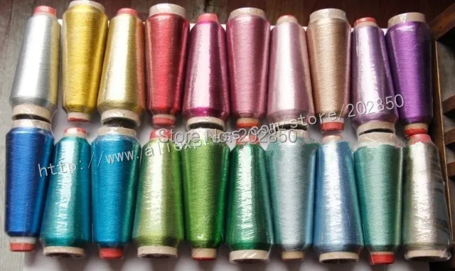 

Embroidery Metallic Sewing Threads,Different Colours Available,Also For DIY Hand Cross Stitch Embroidery,50Pcs/Lot,Great Quality