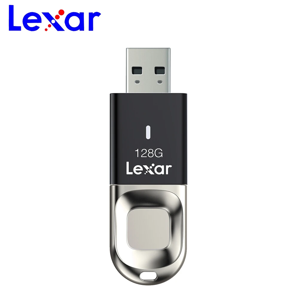 100% Оригинальный usb накопитель Lexar с распознаванием отпечатков пальцев USB 128 ГБ 64 32