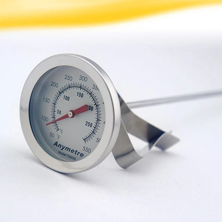 

Stainless Steel Frying Cooking Thermometer with 30cm Probe Pin
