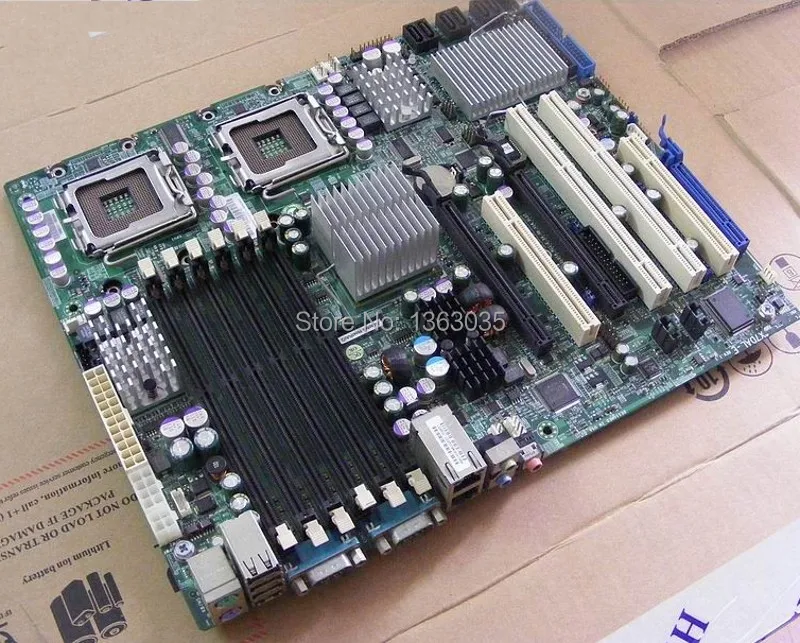 Оригинальная рабочая станция Материнская плата LGA 771 5000x с протестированным