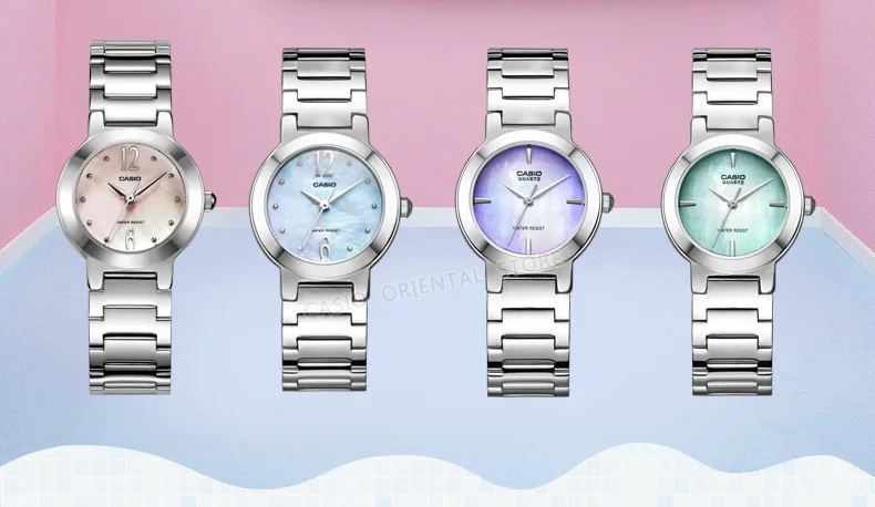 CASIO Часы Стиль: лето г. золотые часы марки часы Для женщин наручные женские часы женский Наручные часы