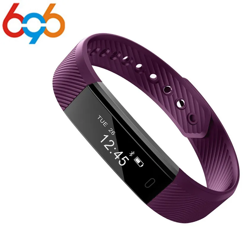 

ID115 Smart Bracelet Band Sleep Activity Fitness Tracker Alarm Clock Pedometer Wristband For IOS Android pk Fitbits Smartban