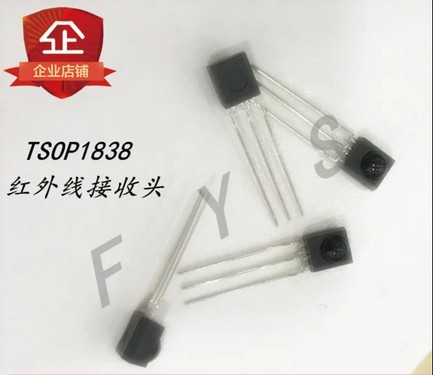 Новый и оригинальный TSOP1838 TSOP1838SS3V TSOP1838-SS3V 38HZ DIP-3 | Электроника