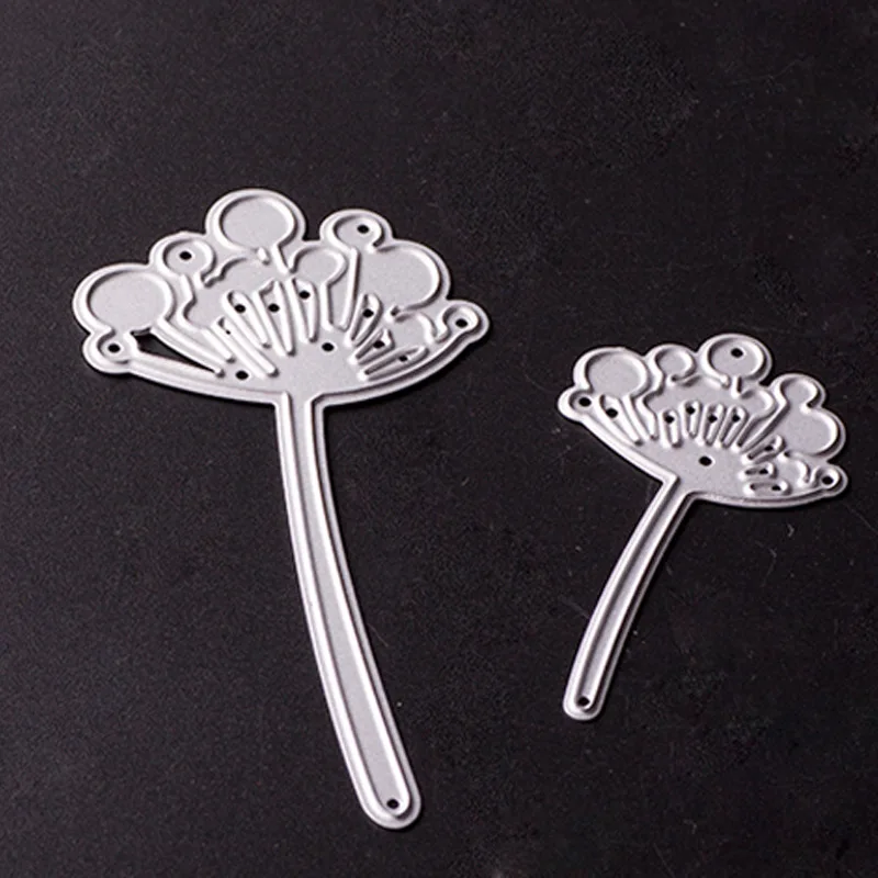 

2pcs/set Dandelion Metal Die Cutting Dies For Scrapbooking Stencils DIY Album Cards Decoration Embossing Folder Craft Die Cut
